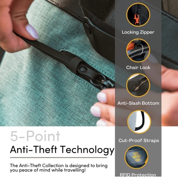 SHERPANI Gray and Black Crossbody Bag - Picture 4 of 4